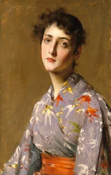 Girl in a Japanese Costume